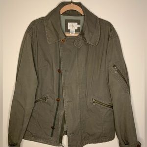 Vintage Calvin Klein Jeans Green Army Jacket